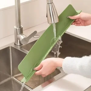 silicone sink splash guard with suction for kitchen faucet