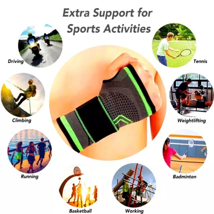 Wrist Support Sleeve Half Finger for Sports and Daily Use - Image 5