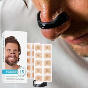 Improve airflow and sleep better with the Sleepco Nasal Dilator Starter Kit. Includes 4 sizes for a perfect fit, helping reduce snoring and improve nighttime breathing.