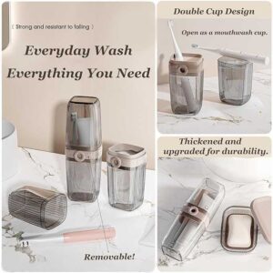 Portable Travel Makeup Brush Holder – Silicone Organizer with Magnetic Closure