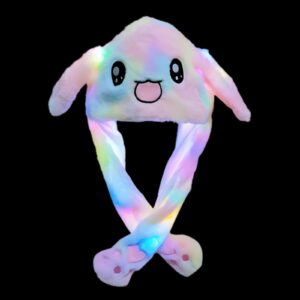 cute bunny ear warmers soft plush winter cap