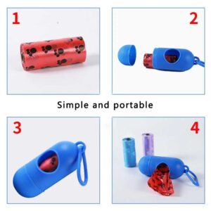 Dog Poop Bag Holder Portable Pet Waste Bag Dispenser